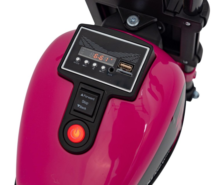 Motorek Chopper FASTER na akumulator dla dzieci Różowy