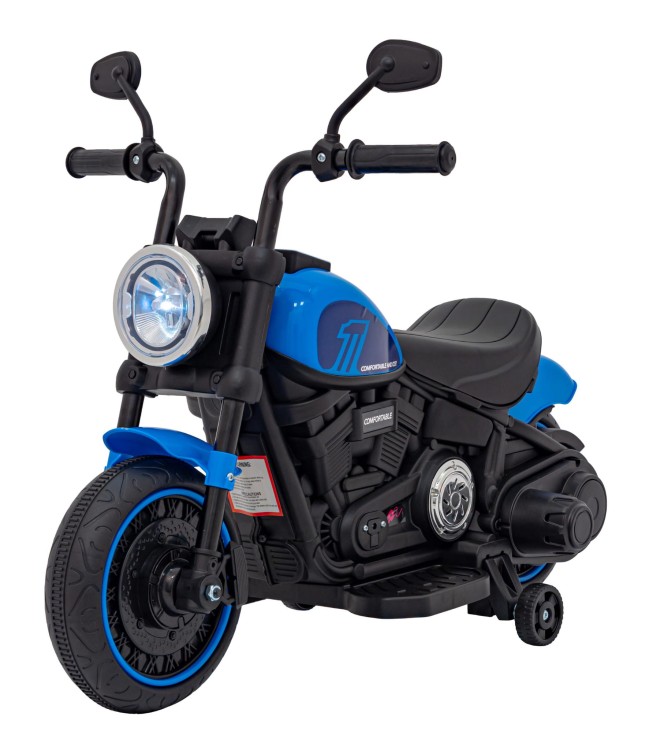 Motorek Chopper FASTER na akumulator dla dzieci Niebieski