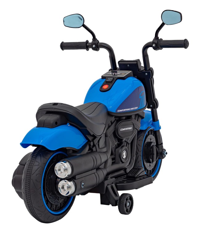 Motorek Chopper FASTER na akumulator dla dzieci Niebieski