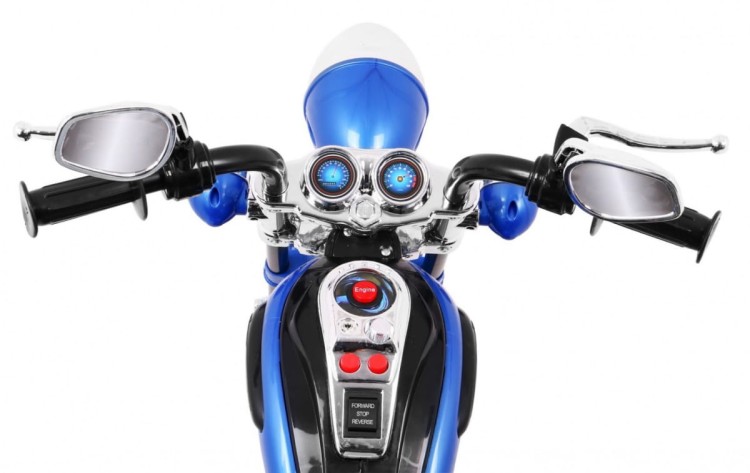Motorek na akumulator  Chopper NightBike Niebieski