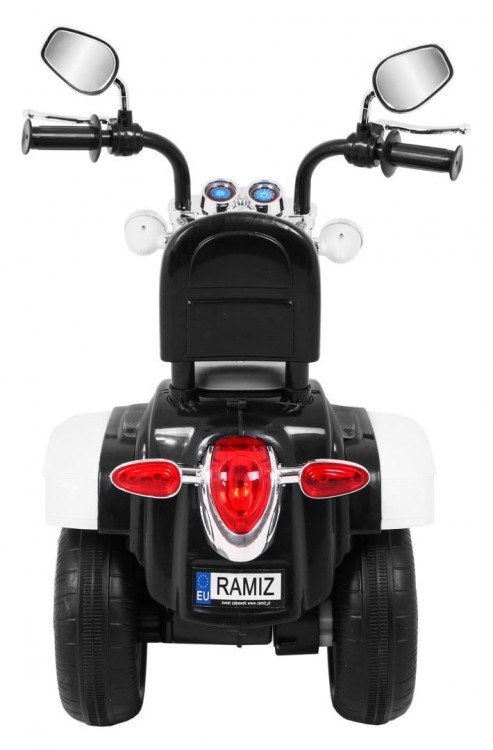 Motorek na akumulator Chopper NightBike Biały