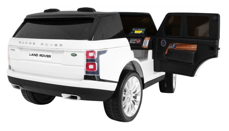 Range Rover HSE Autko 2-osobowe dla dzieci Biały SUV + Pilot