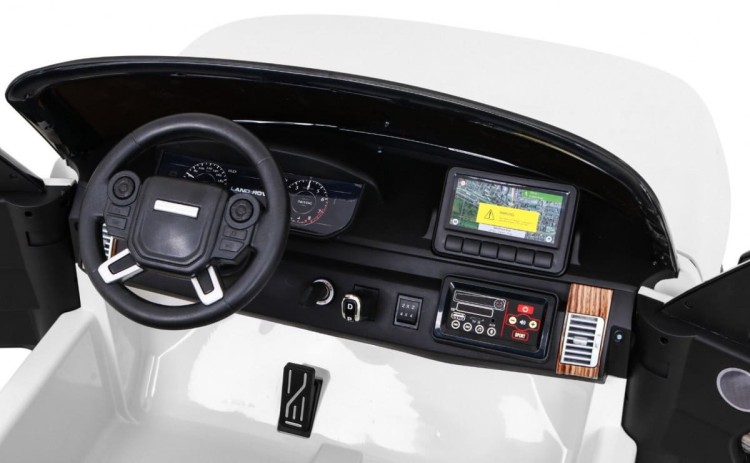 Range Rover HSE Autko 2-osobowe dla dzieci Biały SUV + Pilot