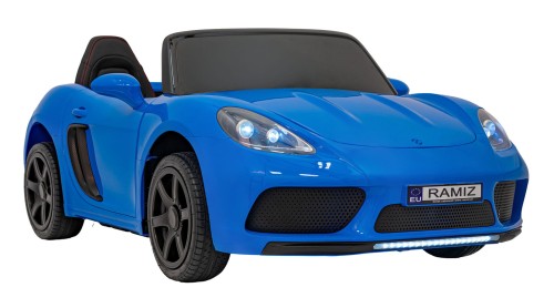 Pojazd Perfecta Lakierowany Niebieski - Auto na akumulator dla 2 dzieci