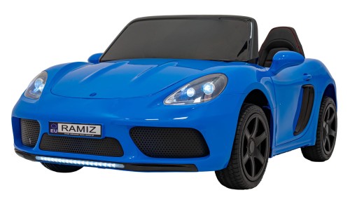 Pojazd Perfecta Lakierowany Niebieski - Auto na akumulator dla 2 dzieci