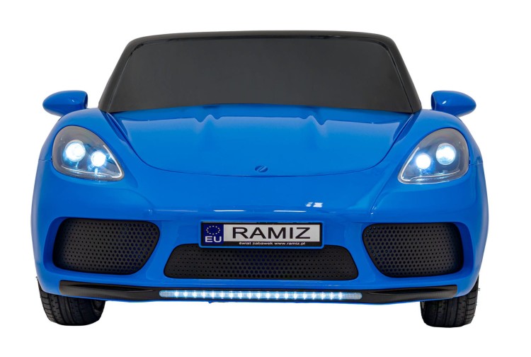 Pojazd Perfecta Lakierowany Niebieski - Auto na akumulator dla 2 dzieci