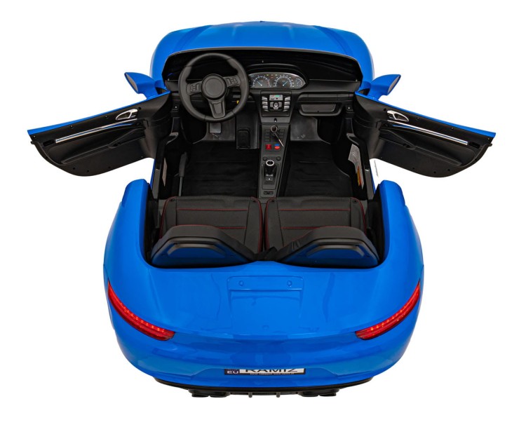 Pojazd Perfecta Lakierowany Niebieski - Auto na akumulator dla 2 dzieci