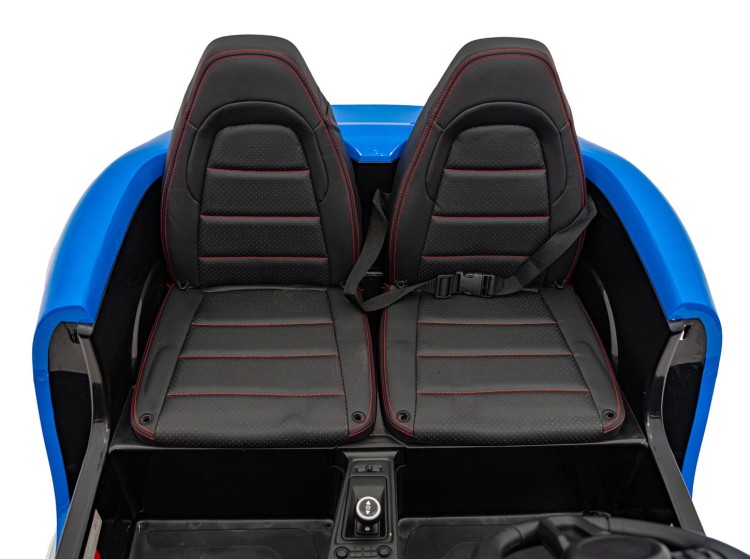 Pojazd Perfecta Lakierowany Niebieski - Auto na akumulator dla 2 dzieci