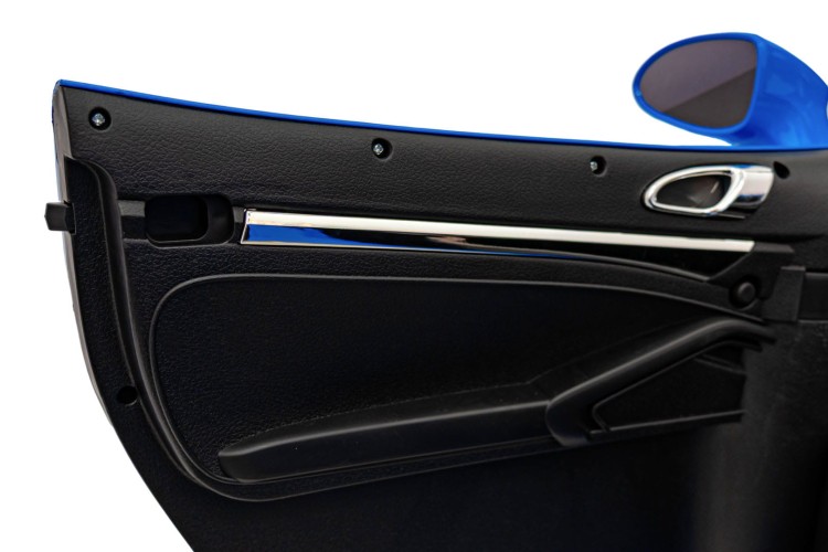 Pojazd Perfecta Lakierowany Niebieski - Auto na akumulator dla 2 dzieci