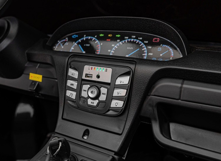 Pojazd Perfecta Lakierowany Niebieski - Auto na akumulator dla 2 dzieci