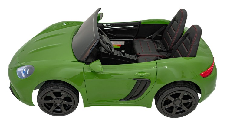 Pojazd Perfecta Lakierowany Zielony - Auto na akumulator dla 2 dzieci