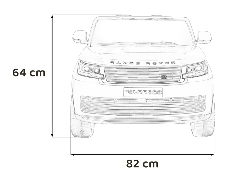 Pojazd Range Rover SUV Lift Czarny