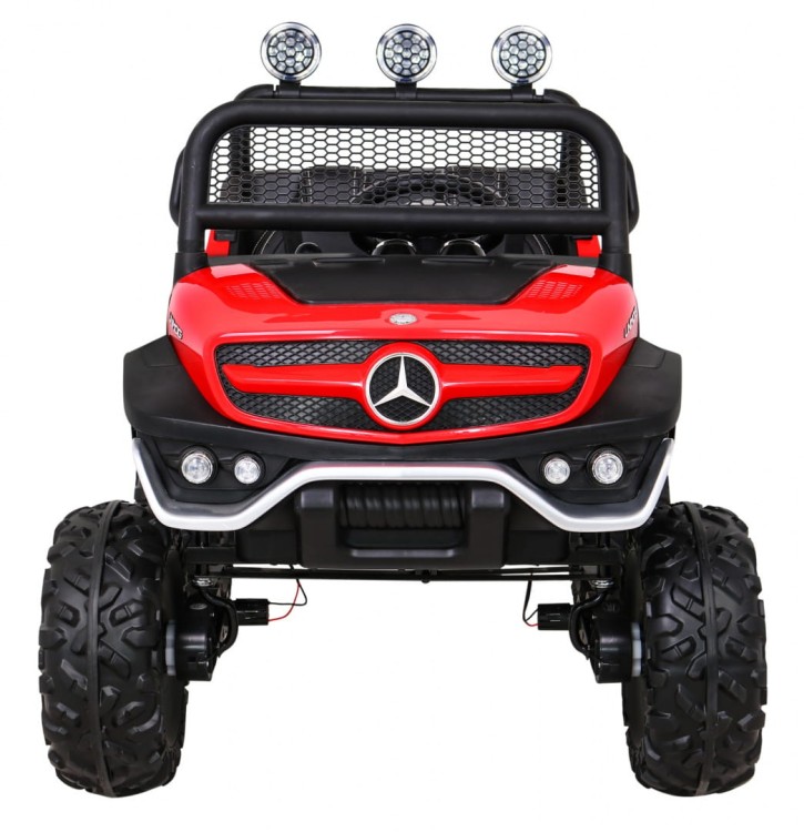 Mercedes Benz Unimog Samochód dla dzieci na akumulator  Czerwony