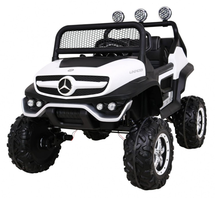 Mercedes Benz Unimog  Samochód dla dzieci na akumulator Biały