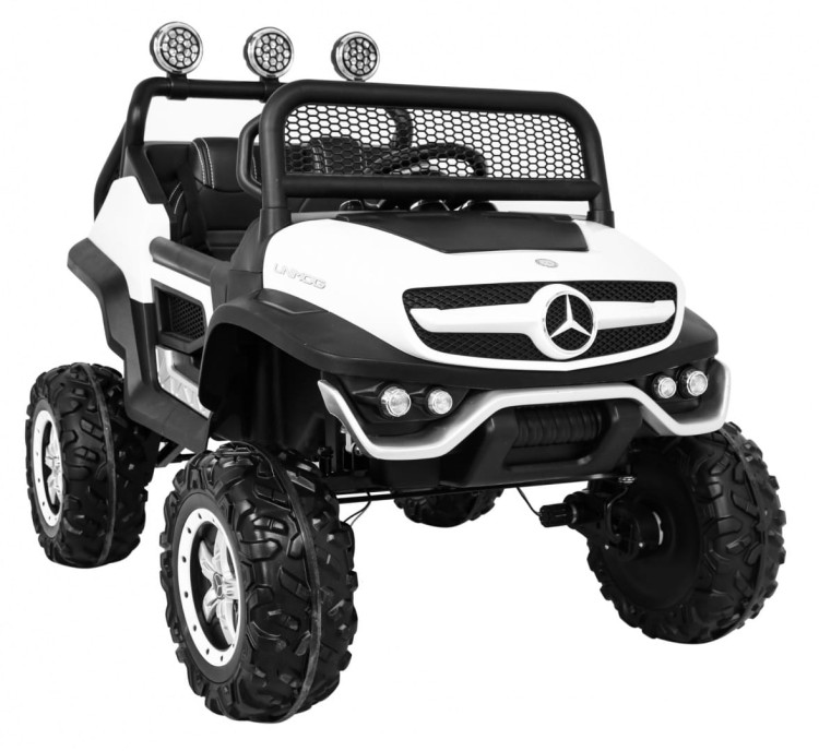 Mercedes Benz Unimog  Samochód dla dzieci na akumulator Biały
