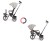 Milly Mally Rowerek Trójkołowy Twinkle Grey