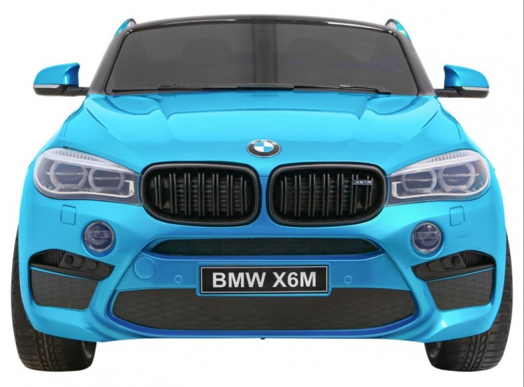 Samochód elektryczny SUV BMW X6M XXL dla 2 dzieci Lakier Niebieski