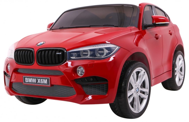 Samochód elektryczny SUV BMW X6M XXL dla 2 dzieci Lakier Czerwony