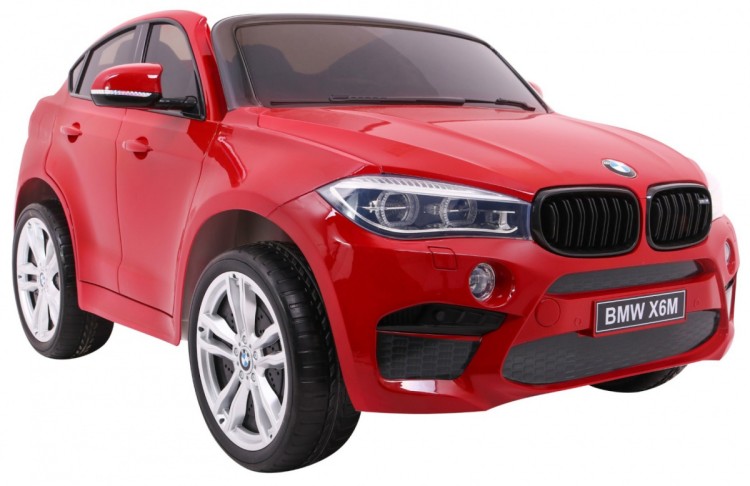 Samochód elektryczny SUV BMW X6M XXL dla 2 dzieci Lakier Czerwony