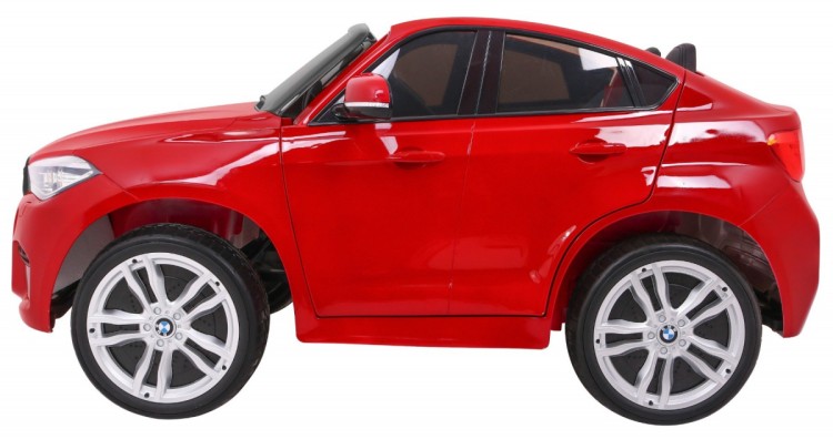 Samochód elektryczny SUV BMW X6M XXL dla 2 dzieci Lakier Czerwony