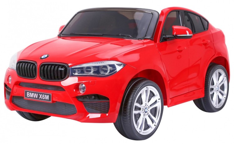 Samochód elektryczny BMW X6M XXL dla 2 dzieci Czerwony SUV
