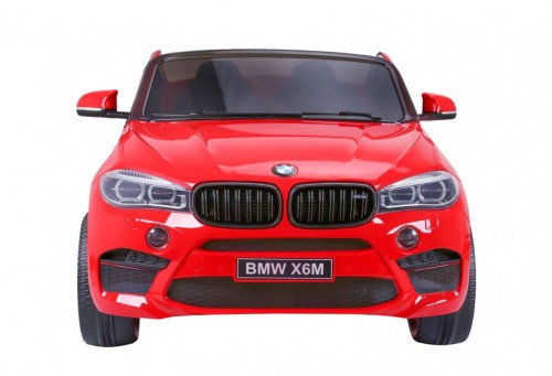 Samochód elektryczny BMW X6M XXL dla 2 dzieci Czerwony SUV