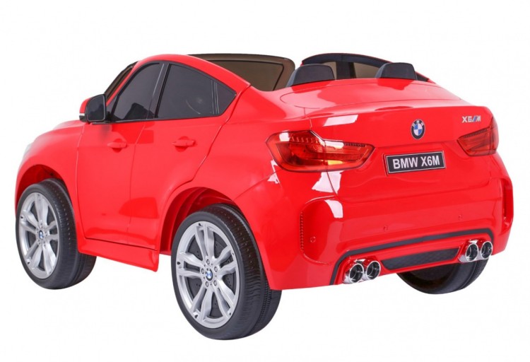 Samochód elektryczny BMW X6M XXL dla 2 dzieci Czerwony SUV