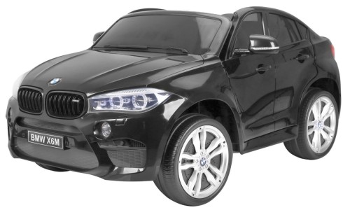 Samochód elektryczny BMW X6M XXL dla 2 dzieci Czarny SUV