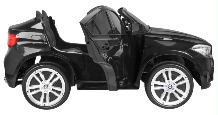 Samochód elektryczny BMW X6M XXL dla 2 dzieci Czarny SUV