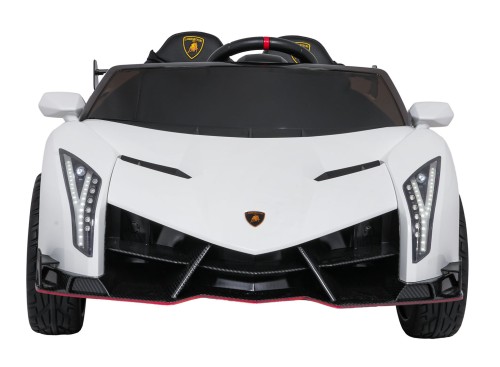 Samochód elektryczny dla dzieci Lamborghini Veneno Biały