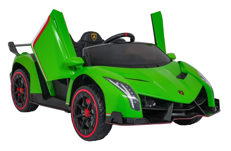Samochód elektryczny dla dzieci Lamborghini Veneno Zielony