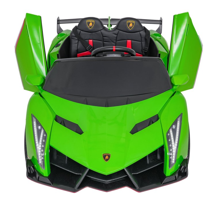 Samochód elektryczny dla dzieci Lamborghini Veneno Zielony