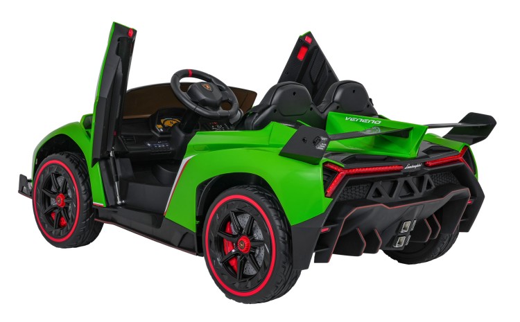 Samochód elektryczny dla dzieci Lamborghini Veneno Zielony