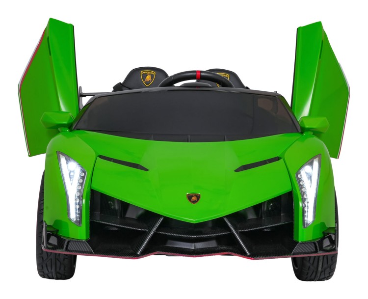 Samochód elektryczny dla dzieci Lamborghini Veneno Zielony