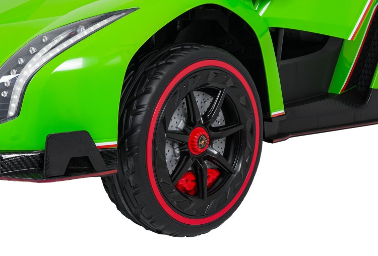 Samochód elektryczny dla dzieci Lamborghini Veneno Zielony