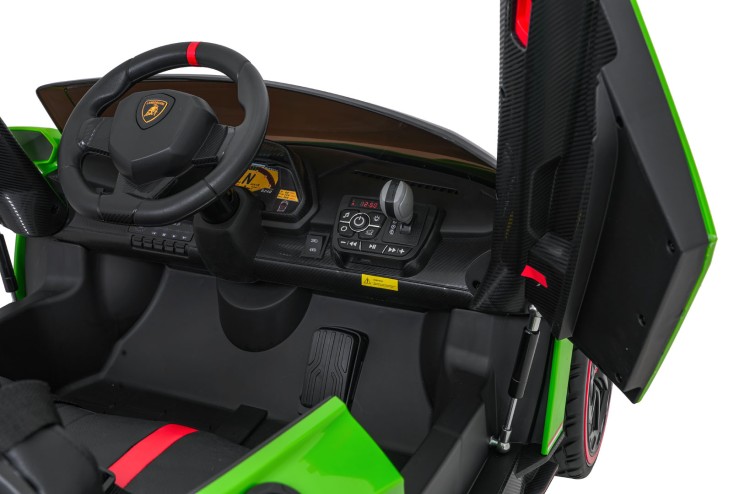 Samochód elektryczny dla dzieci Lamborghini Veneno Zielony