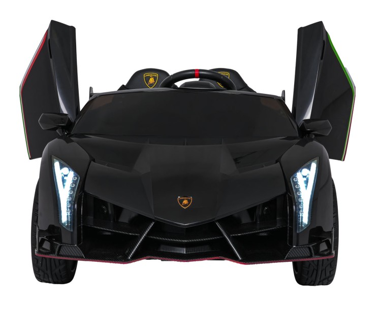Samochód elektryczny dla dzieci Lamborghini Veneno Czarny