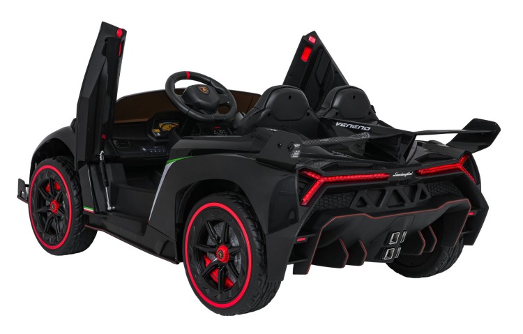 Samochód elektryczny dla dzieci Lamborghini Veneno Czarny