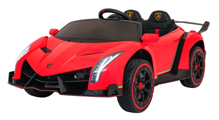 Samochód elektryczny dla dzieci Lamborghini Veneno Czerwony
