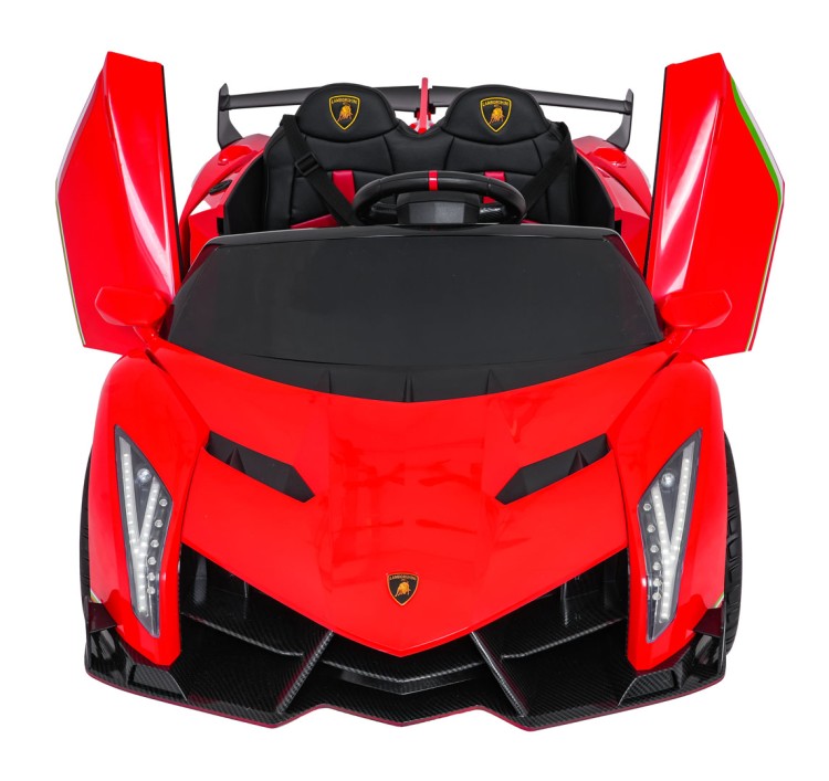 Samochód elektryczny dla dzieci Lamborghini Veneno Czerwony