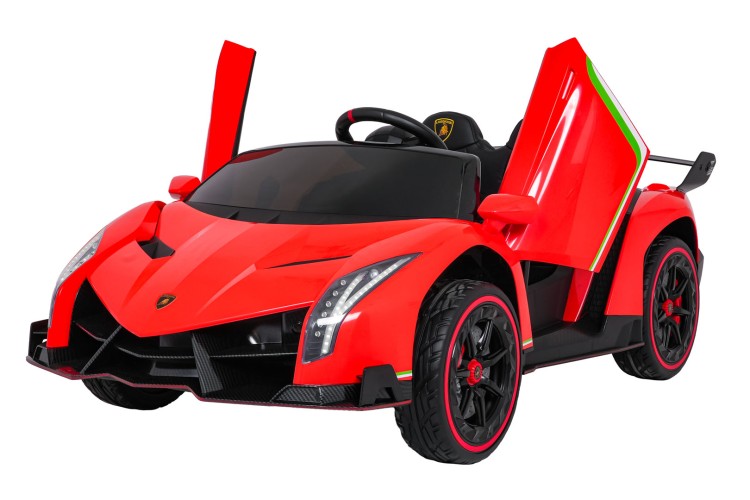 Samochód elektryczny dla dzieci Lamborghini Veneno Czerwony