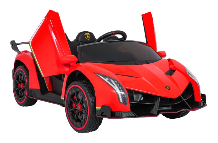 Samochód elektryczny dla dzieci Lamborghini Veneno Czerwony