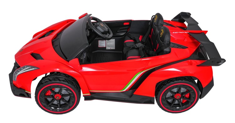 Samochód elektryczny dla dzieci Lamborghini Veneno Czerwony