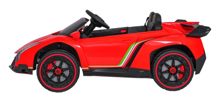 Samochód elektryczny dla dzieci Lamborghini Veneno Czerwony