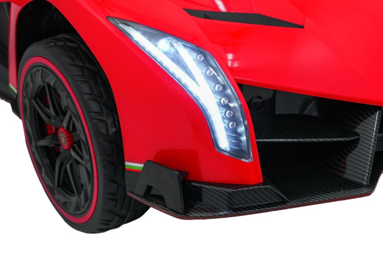 Samochód elektryczny dla dzieci Lamborghini Veneno Czerwony