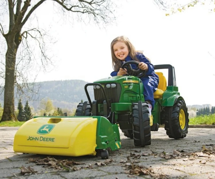 Rolly Toys 409716 Zamiatarka z Klapą John Deere