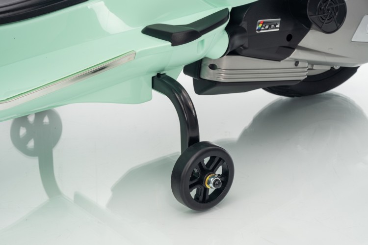 Pojazd Skuter na akumulator dla dzieci Vespa ROMA Zielony