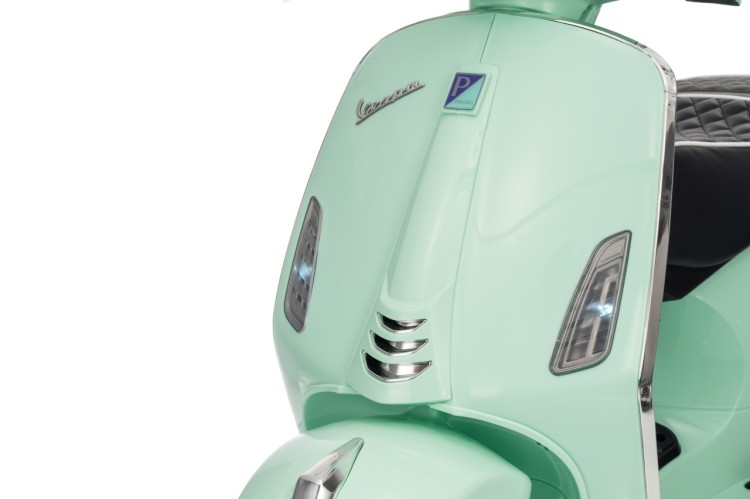 Pojazd Skuter na akumulator dla dzieci Vespa ROMA Zielony