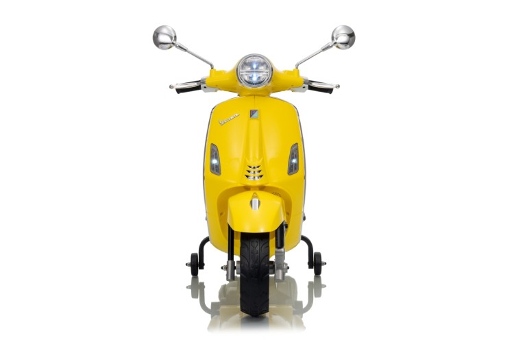 Pojazd Skuter na akumulator dla dzieci Vespa ROMA Żółty