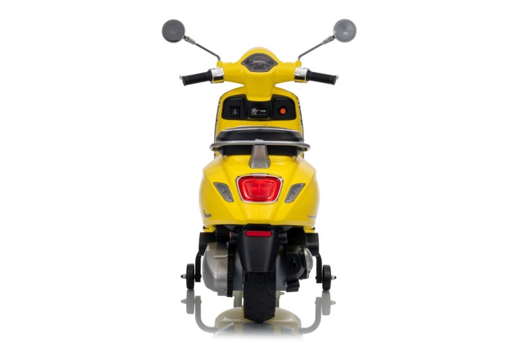 Pojazd Skuter na akumulator dla dzieci Vespa ROMA Żółty